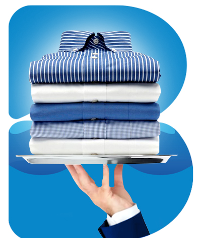 fresh, clean, crisply ironed shirts