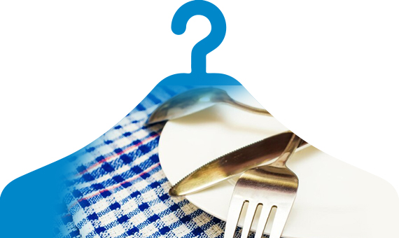 tablecloths, napkins, clean, crisply ironed